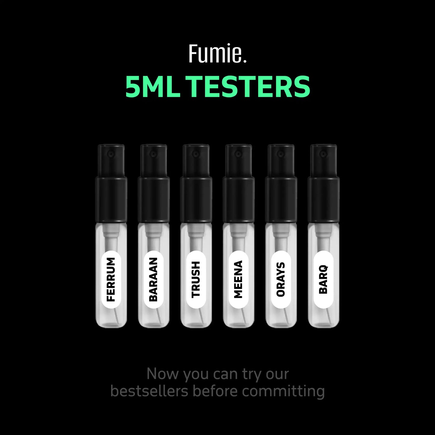 Try Before You Buy: Our 5ml Testers